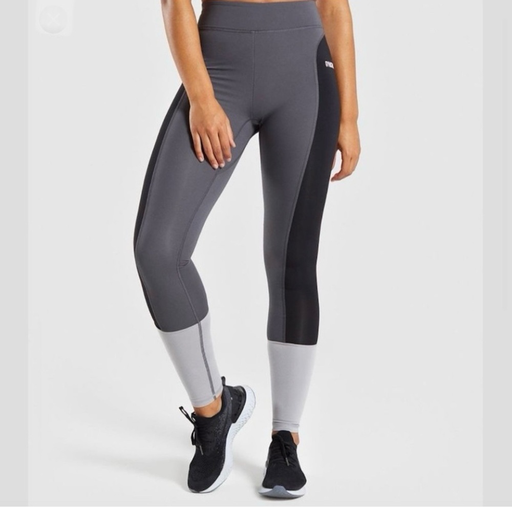NWOT Gymshark Illusion Colorblock Athletic Leggings